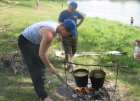 НКН Северодонецка провёл сплав по реке Северский Донец с возложением цветов на могилы павшим героям.